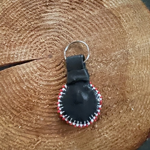 Handmade Beaded Keychain - Picture 2 of 3